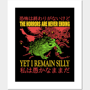 The Horrors Japanese Vintage Frog Posters and Art